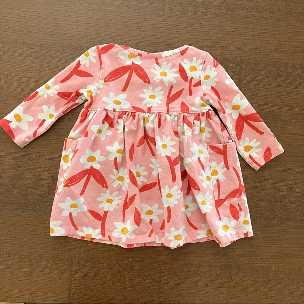 Hanna Andersson Pink Dress with Floral Pattern - Picture 4 of 4